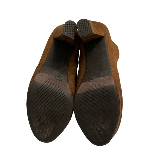 Mossimo Brown Suede Ankle Boots Sz 6 1/2 - Picture 11 of 13